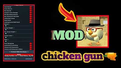 Скачать Chicken Gun 4.1.2 с читами мод меню последняя версия